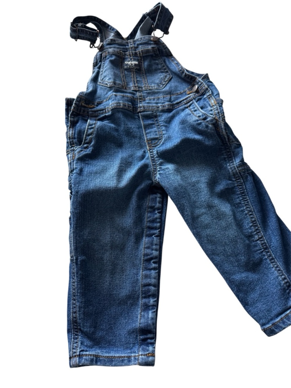 OshKosh B'gosh Dark Blue Denim Kids Overalls